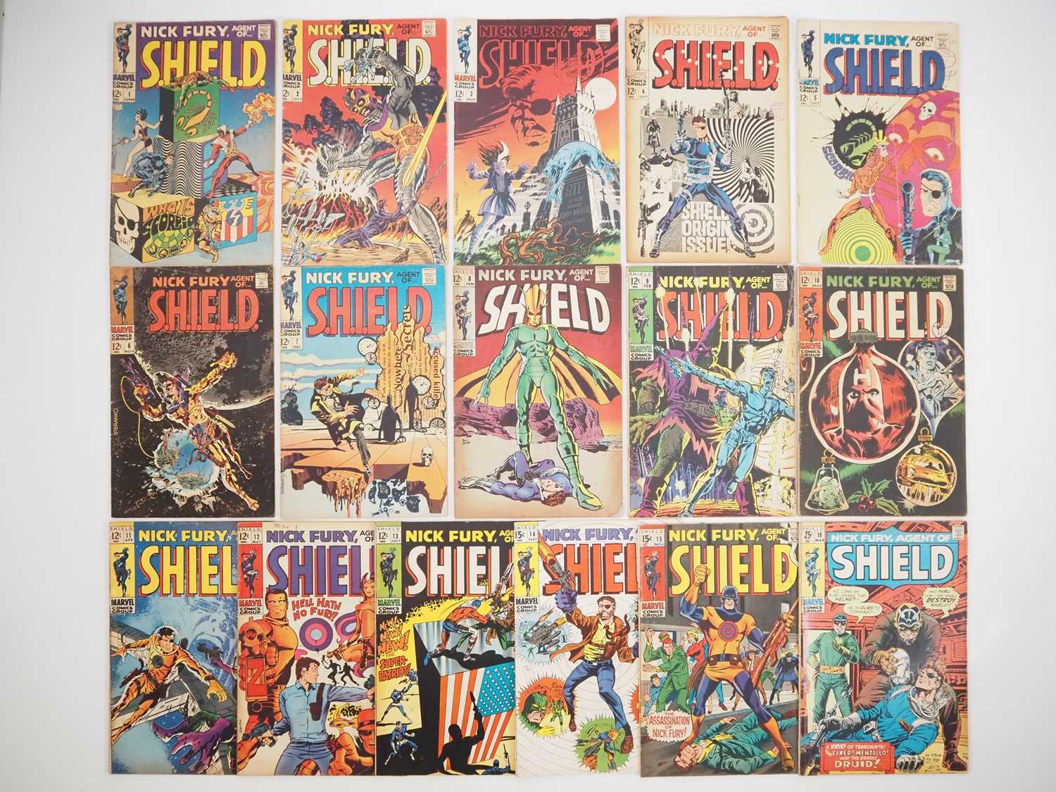 Lot 26 - NICK FURY, AGENT OF SHIELD #1, 2, 3, 4, 5, 6,...