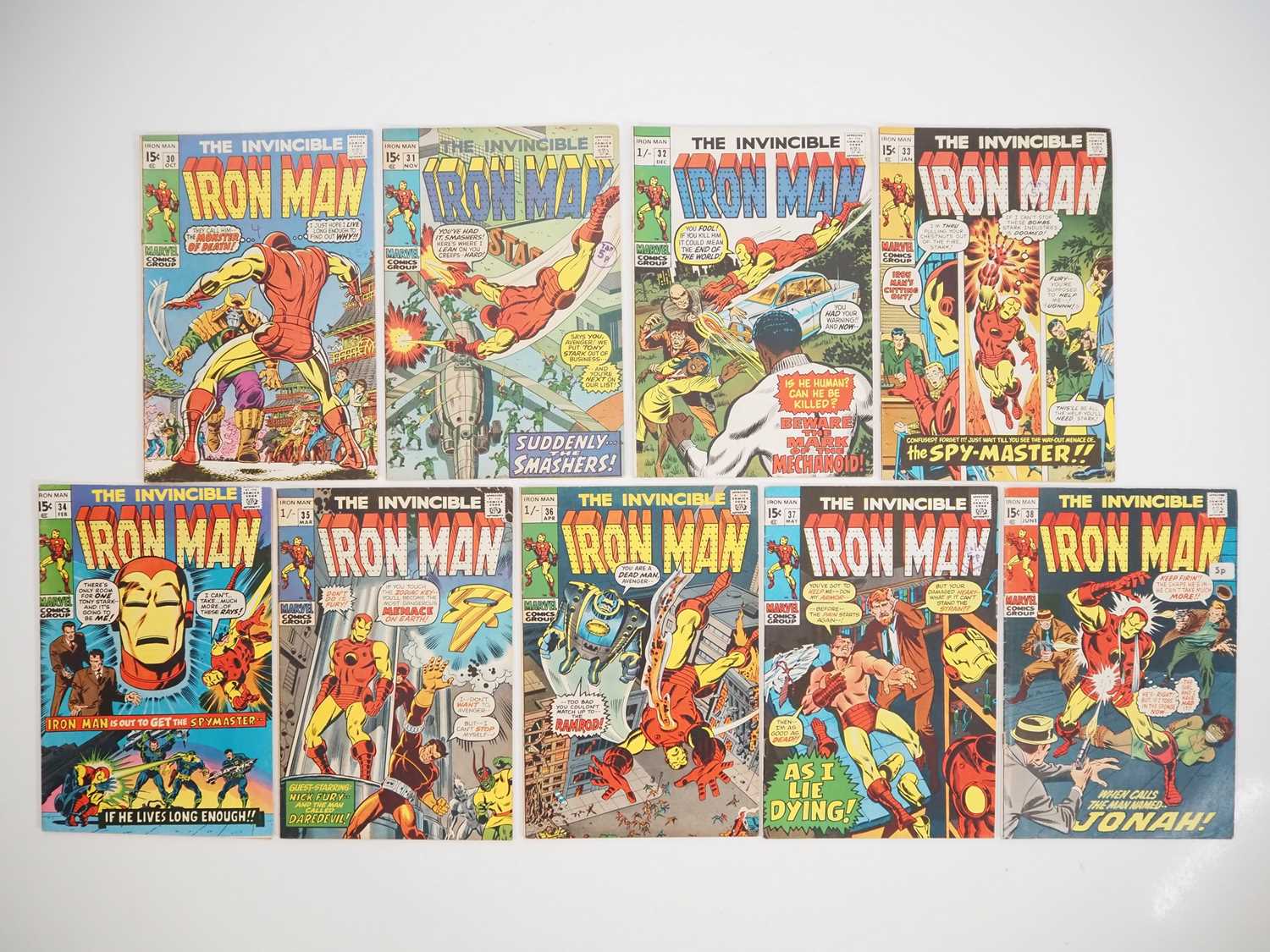 Lot 29 - IRON MAN #30, 31, 32, 33, 34, 35, 36, 37, 38...