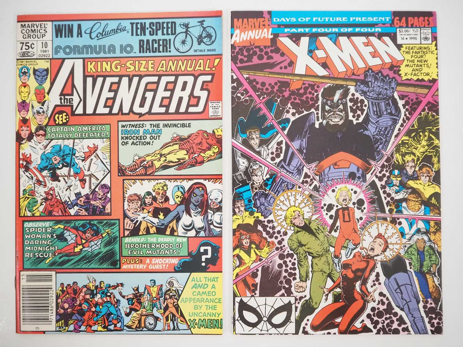 Lot 36 - AVENGERS ANNUAL #10 & X-MEN ANNUAL #14 (2 in...