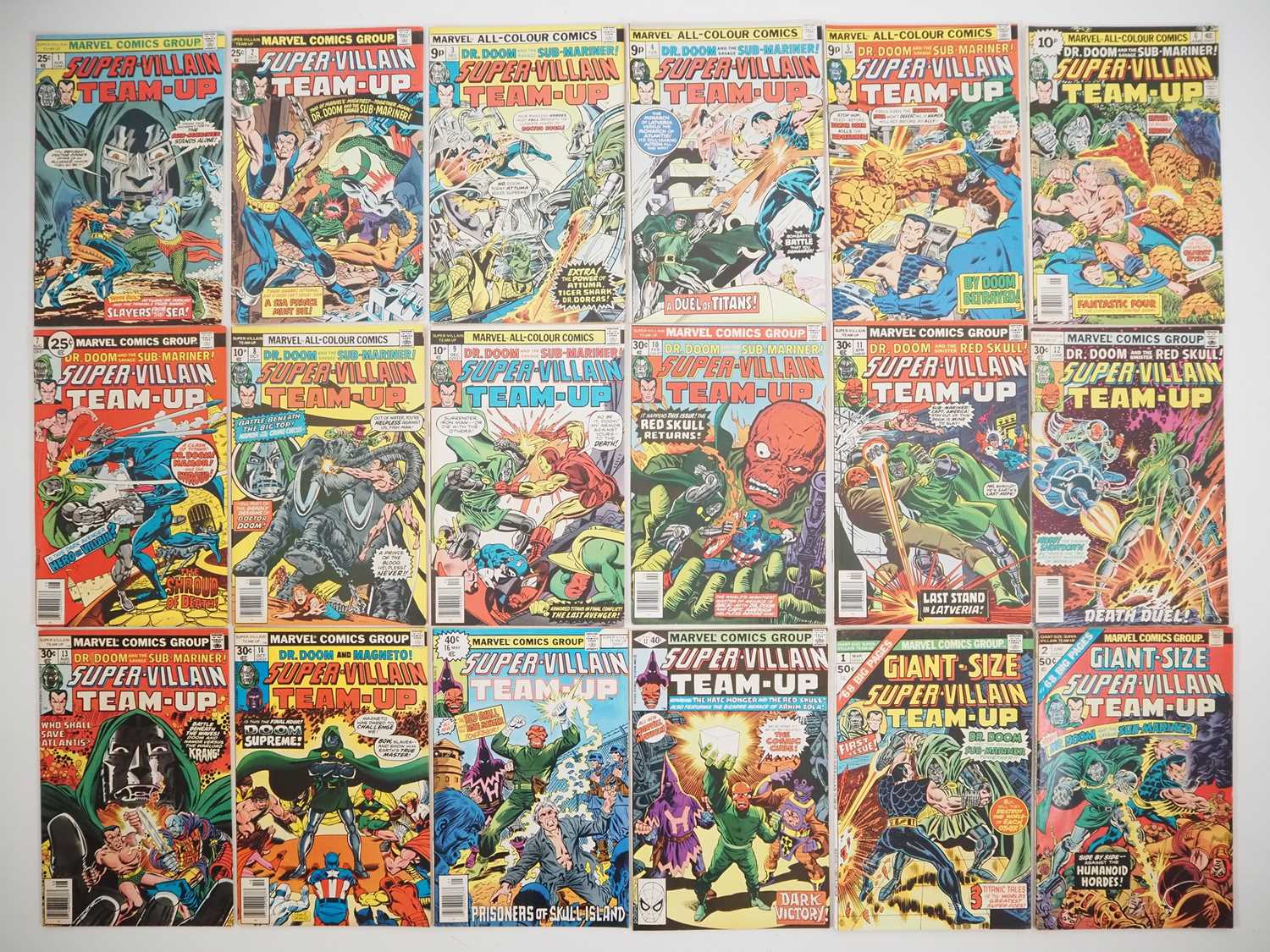 Lot 48 - SUPER-VILLAIN TEAM-UP #1, 2, 3, 4, 5, 6, 7, 9,...