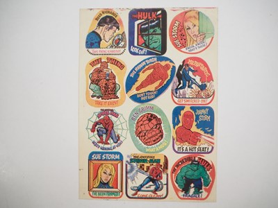 Lot 84 - MIGHTY WORLD OF MARVEL #3 FREE GIFT STICKERS -...