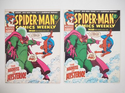 Lot 91 - SPIDER-MAN COMICS WEEKLY #69 COMIC & PRINTERS...