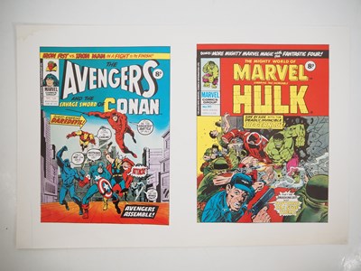 Lot 103 - BRITISH MARVEL PRINTERS PROOF LOT (6 in Lot) -...