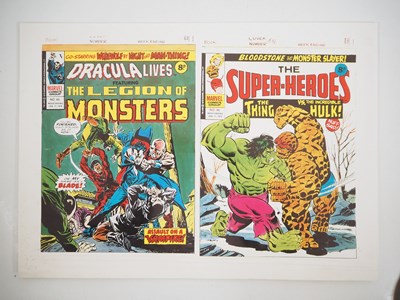 Lot 103 - BRITISH MARVEL PRINTERS PROOF LOT (6 in Lot) -...