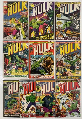 Lot 223 - INCREDIBLE HULK #143, 144, 146, 148, 149, 150,...