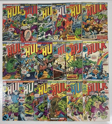 Lot 224 - INCREDIBLE HULK #163-167, 170, 175, 176, 179,...