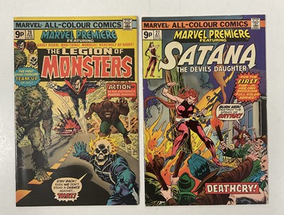 Lot 240 - MARVEL PREMIERE: SATANA #27 & THE LEGION OF...