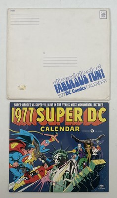 Lot 293 - 1977 SUPER DC CALENDAR - Unused and stored in...