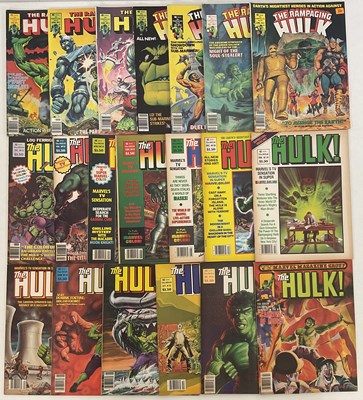 Lot 305 - RAMPAGING HULK MAGAZINE #1, 2, 3, 5, 6, 7, 9,...