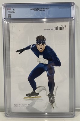 Lot 318 - AMAZING SPIDER-MAN #654 (2011 - MARVEL) GRADED...