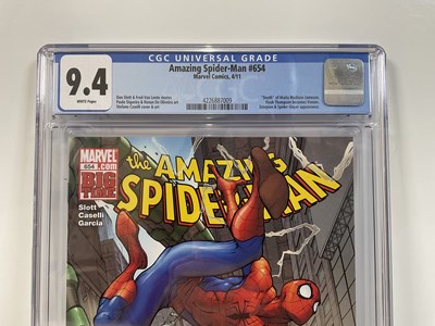 Lot 318 - AMAZING SPIDER-MAN #654 (2011 - MARVEL) GRADED...