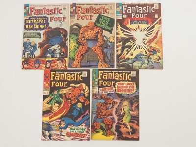 Lot 338 - FANTASTIC FOUR #41, 51, 53, 63, 66 (5 in Lot) -...