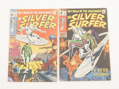 Lot 340 - SILVER SURFER #10 & 11 (2 in Lot) - (1969 -...