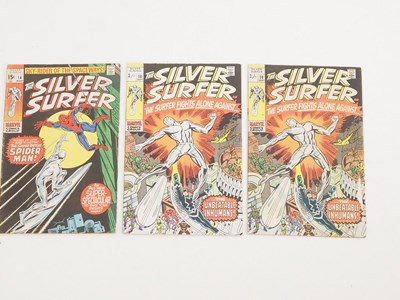 Lot 341 - SILVER SURFER #14 & 18(x2) (3 in Lot) - (1970 -...