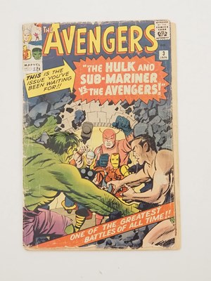 Lot 344 - AVENGERS #3 (1964 - MARVEL) - Classic battle...