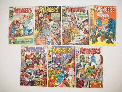 Lot 350 - AVENGERS #75, 76, 77, 78, 79, 80, 81 (7 in...