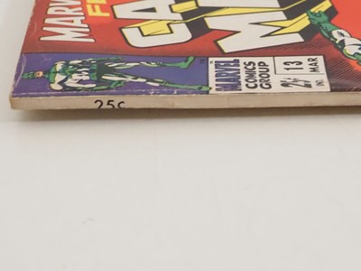 Lot 366 - MARVEL SUPER HEROES: CAPTAIN MARVEL #13 (1968 -...
