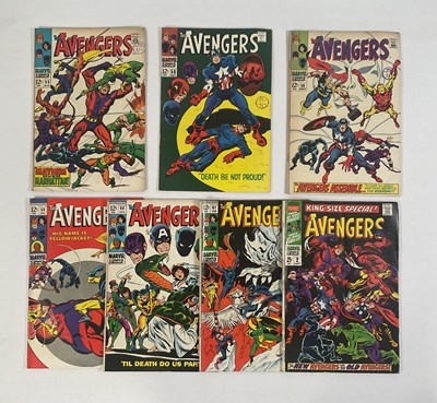 Lot 406 - AVENGERS #55, 56, 58, 59, 60, 61 + KING-SIZE...