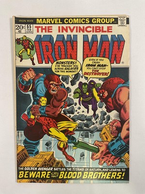 Lot 432 - IRON MAN #54 & 55 (2 in Lot) - (1973 - MARVEL)...