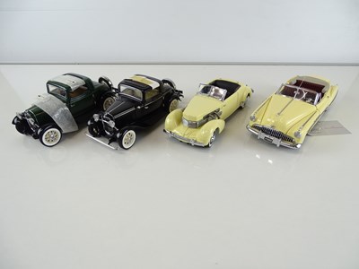 Lot 148 - A group of diecast cars in 1:24 Scale by...