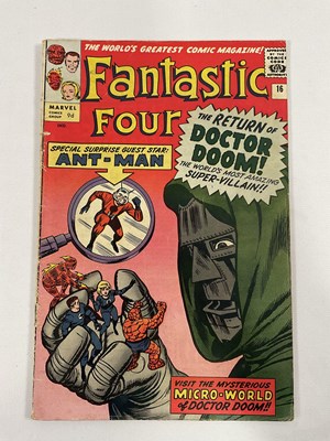 Lot 484 - FANTASTIC FOUR #16 (1963 - MARVEL - UK Price...