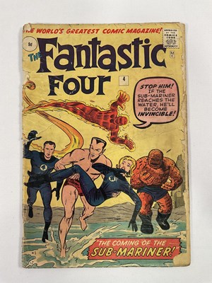 Lot 488 - FANTASTIC FOUR #4 (1962 - MARVEL - UK Price...