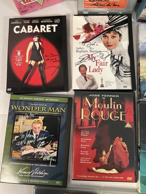 Lot 297 - A collection of autographed Musical VHS tapes...