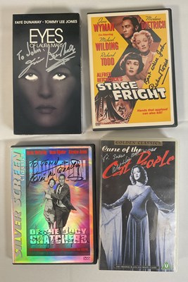 Lot 311 - A collection of autographed Horror movie VHS...