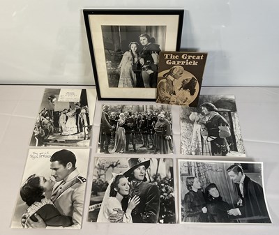 Lot 323 - A group of 9 autographed promotional stills...