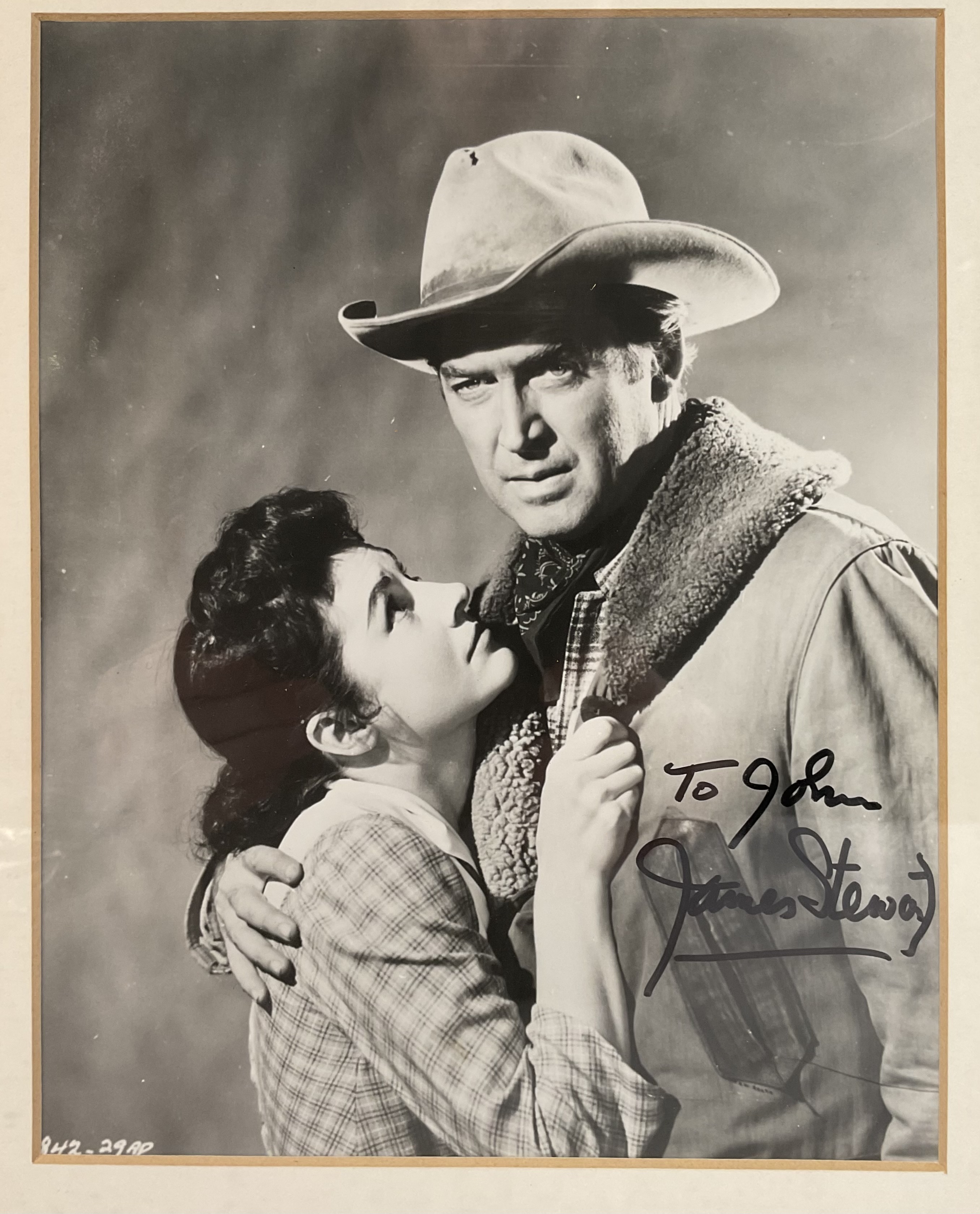 Lot 314 - A collection of James Stewart autographed