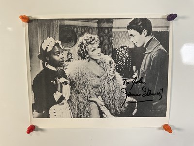 Lot 314 - A collection of James Stewart autographed...