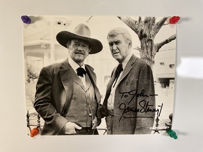 Lot 314 - A collection of James Stewart autographed...