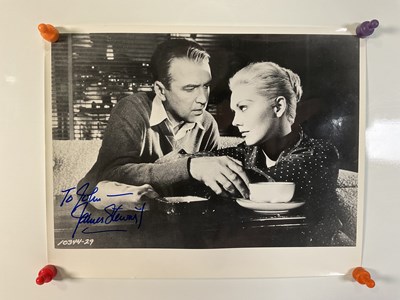 Lot 314 - A collection of James Stewart autographed...