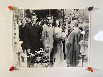Lot 314 - A collection of James Stewart autographed...