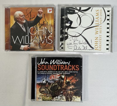 Lot 336 - Three autographed CDs signed by JOHN WILLIAMS,...