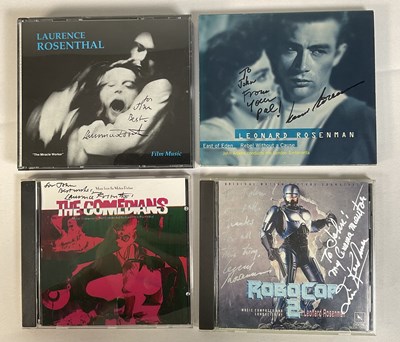Lot 277 - A collection of autographed movie soundtrack...