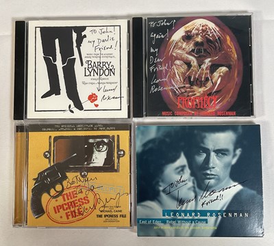 Lot 277 - A collection of autographed movie soundtrack...