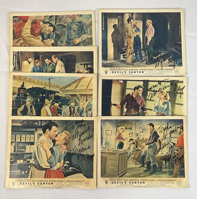 Lot 316 - A collection of movie stars' autographs on...