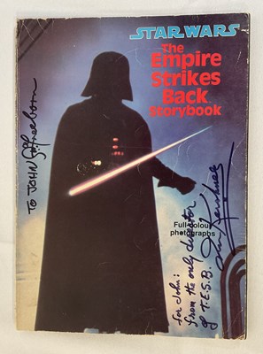 Lot 348 - A group of autographed movie souvenir program...