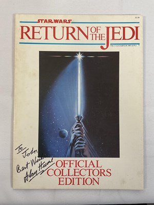 Lot 348 - A group of autographed movie souvenir program...