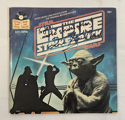 Lot 414 - STAR WARS Autographs on mixed media - A DVD of...