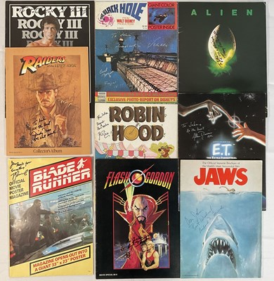 Lot 288 - A collection of autographed Blockbuster movie...