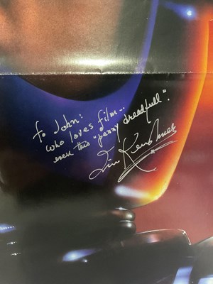 Lot 395 - A ROBOCOP 2 US one-sheet movie poster signed...