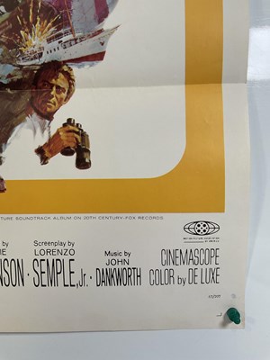 Lot 289 - An autographed FATHOM (1967) US One Sheet...