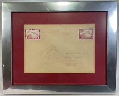 Lot 287 - An envelope sent from the Luftschiff LZ127...