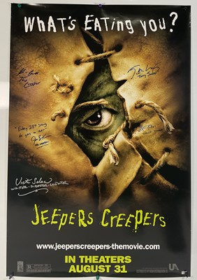 Lot 109 - A JEEPERS CREEPERS (2001) autographed US One...