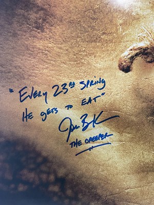 Lot 109 - A JEEPERS CREEPERS (2001) autographed US One...