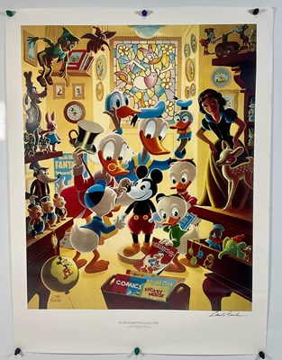 Lot 185 - WALT DISNEY - An autographed Disney poster by...