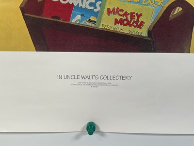 Lot 185 - WALT DISNEY - An autographed Disney poster by...