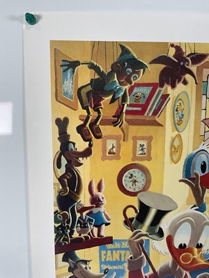 Lot 185 - WALT DISNEY - An autographed Disney poster by...